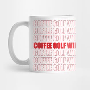 Coffee Golf Wine Mug